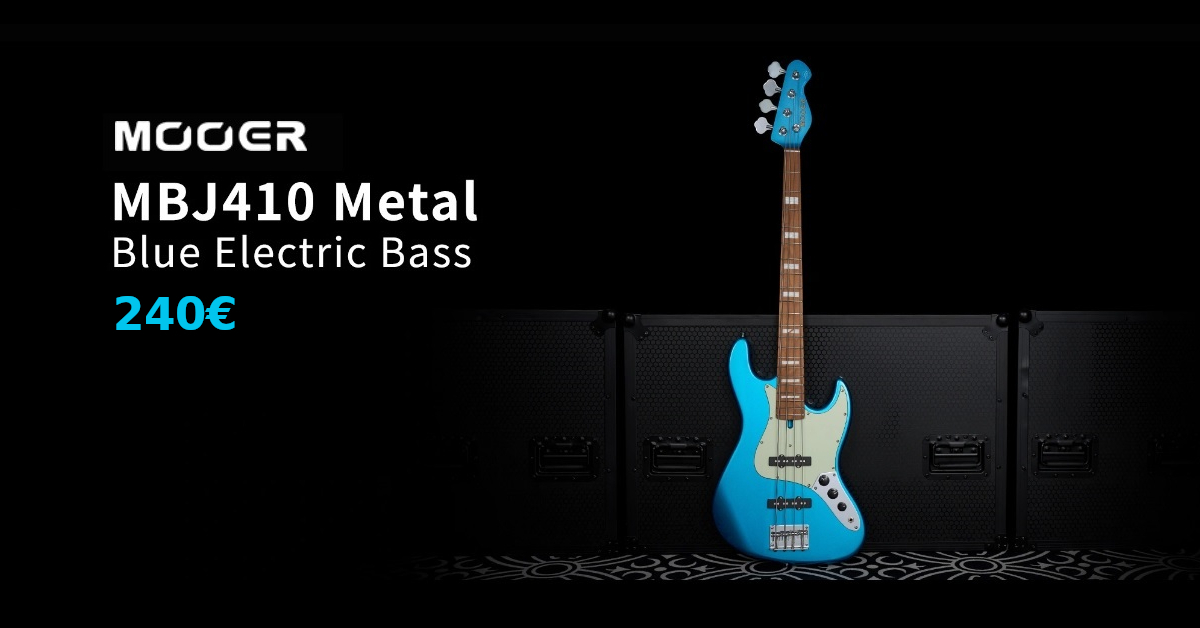 Novos baixos elétricos Mooer