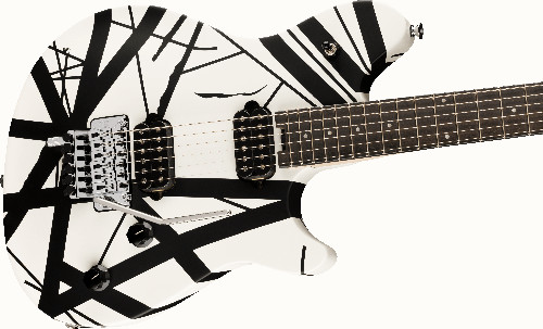 EVH Wolfgang Special Striped Black and White