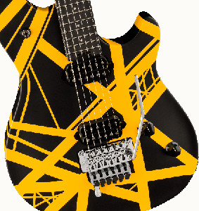 EVH Wolfgang Special Striped Black and White