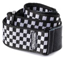 Dunlop Classic Black White Check Strap D3831BK