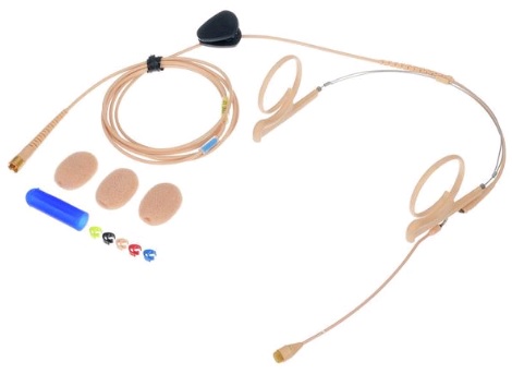 DPA 4266 CORE Omni Flex Headset Mic, 90mm Boom, Beige, MicroDot