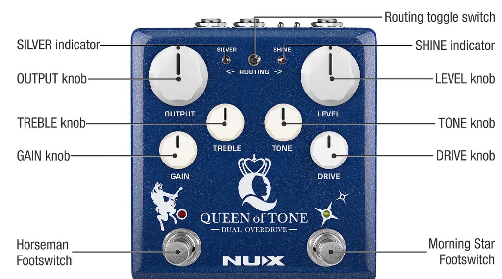 Nux Features Queen of Tone NDO-6