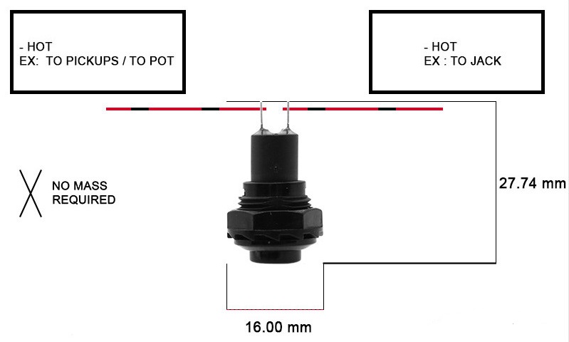 Momentary Kill Switch Red