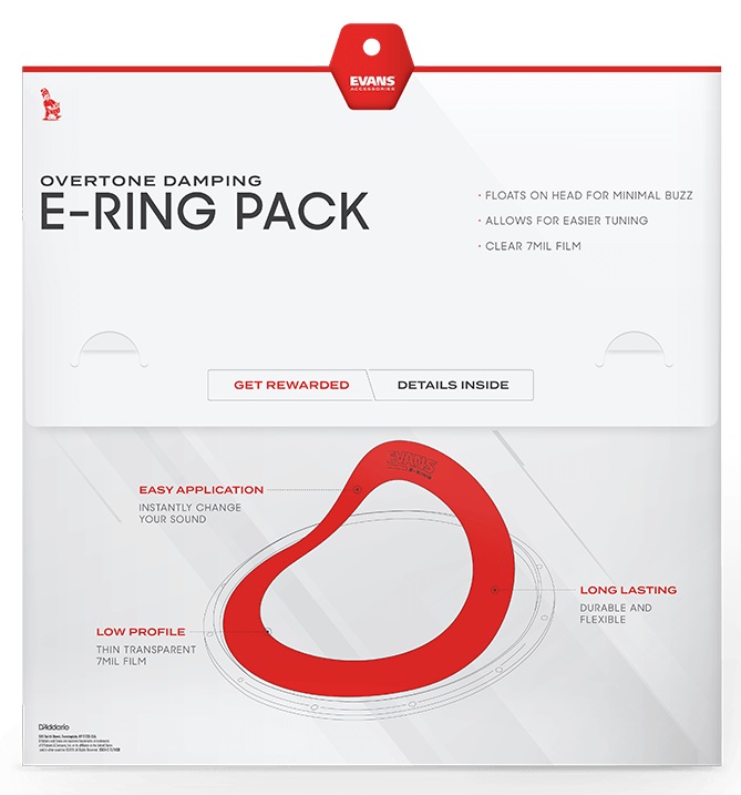 Evans E-Rings Rock Pack