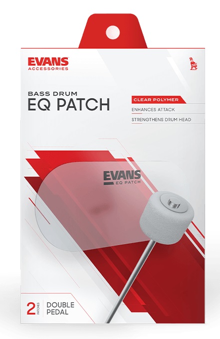 Evans EQ PATCH Clear Plastic Double Patch