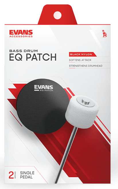 Evans EQ PATCH Black Nylon Single Patch