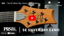 PRS John Mayer SE Silver Sky Dragon Fruit