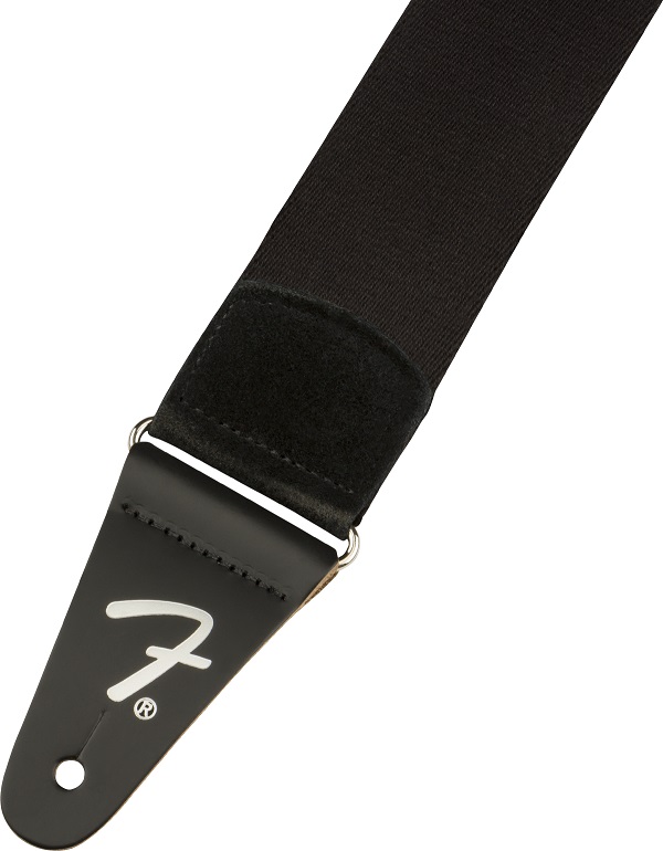 Fender Right Height Rayon Strap, Black, 2"