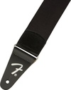 Fender Right Height Rayon Strap, Black, 2"