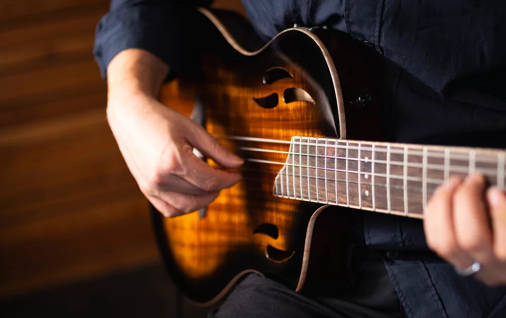Ortega Tourplayer RTPDLX-ACA Acacia Burst