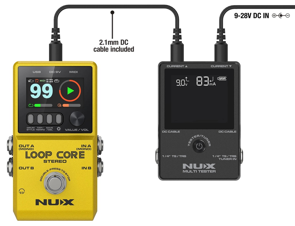 Nux NMT-1, Afinador + Multi Tester, 4 em 1