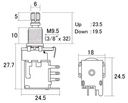 Hosco H-PPUSH500B 500K PUSH-PUSH LINEAR TAPER (cópia)