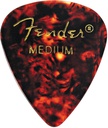 Fender 351 Shape Classic Picks Medium, Tortoise Shell, 12un.