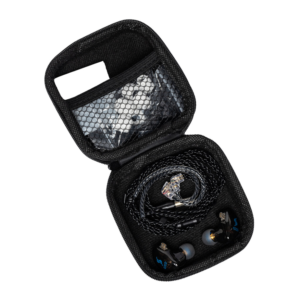Stagg SPM-435 BK, auscultador para monição, 4 vias