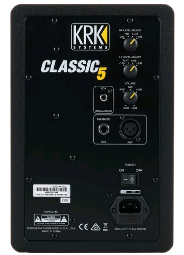 KRK Classic 5 Silver/Black Edition