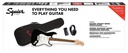 Fender Squier Affinity Strat Black Mustang Micro Pack