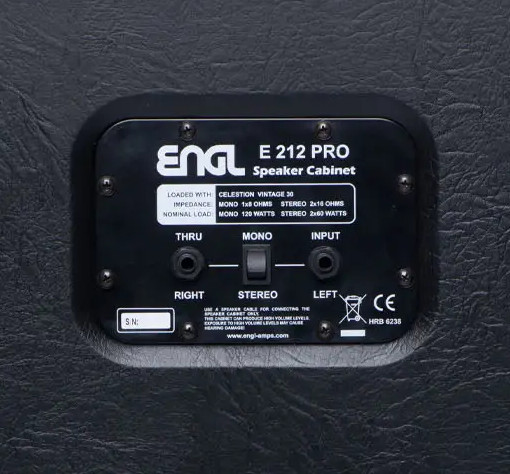 Engl E212VB Black, Vertical Vintage 30