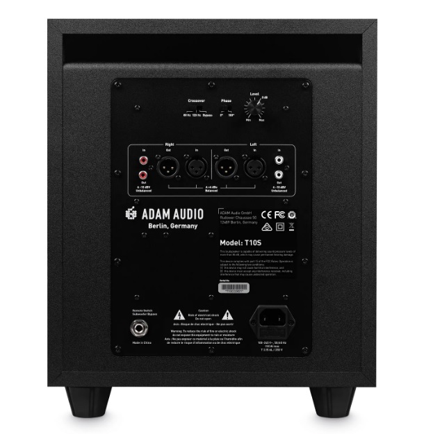Adam T10S, Subwoofer ativo para estúdio com 130W