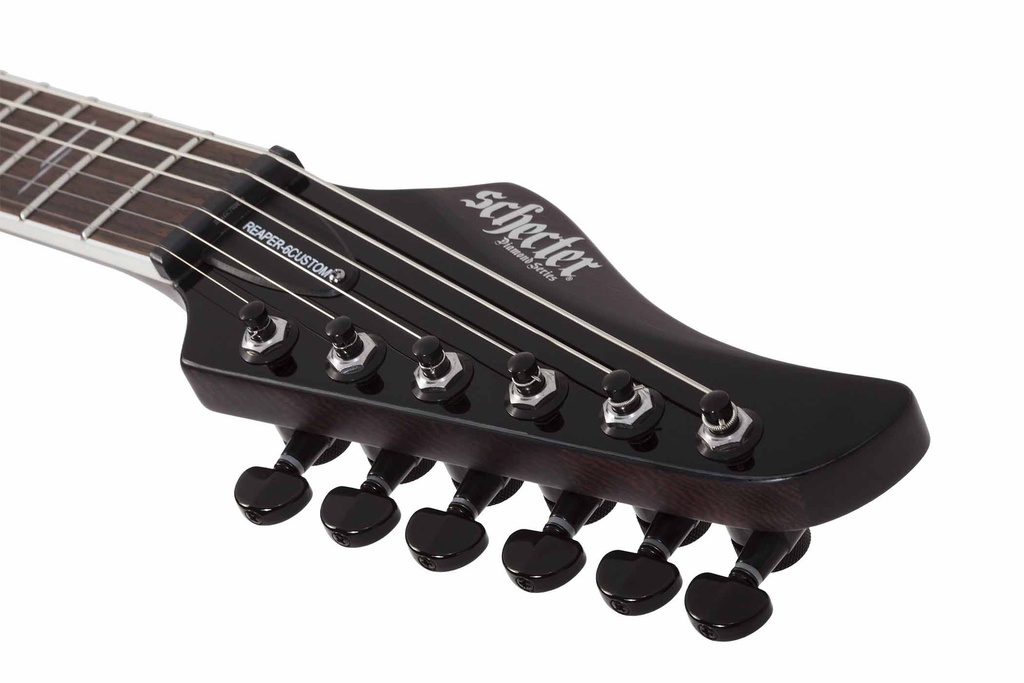 [A/006052] Schecter Banshee GT FR Satin Charcoal Burst Image 