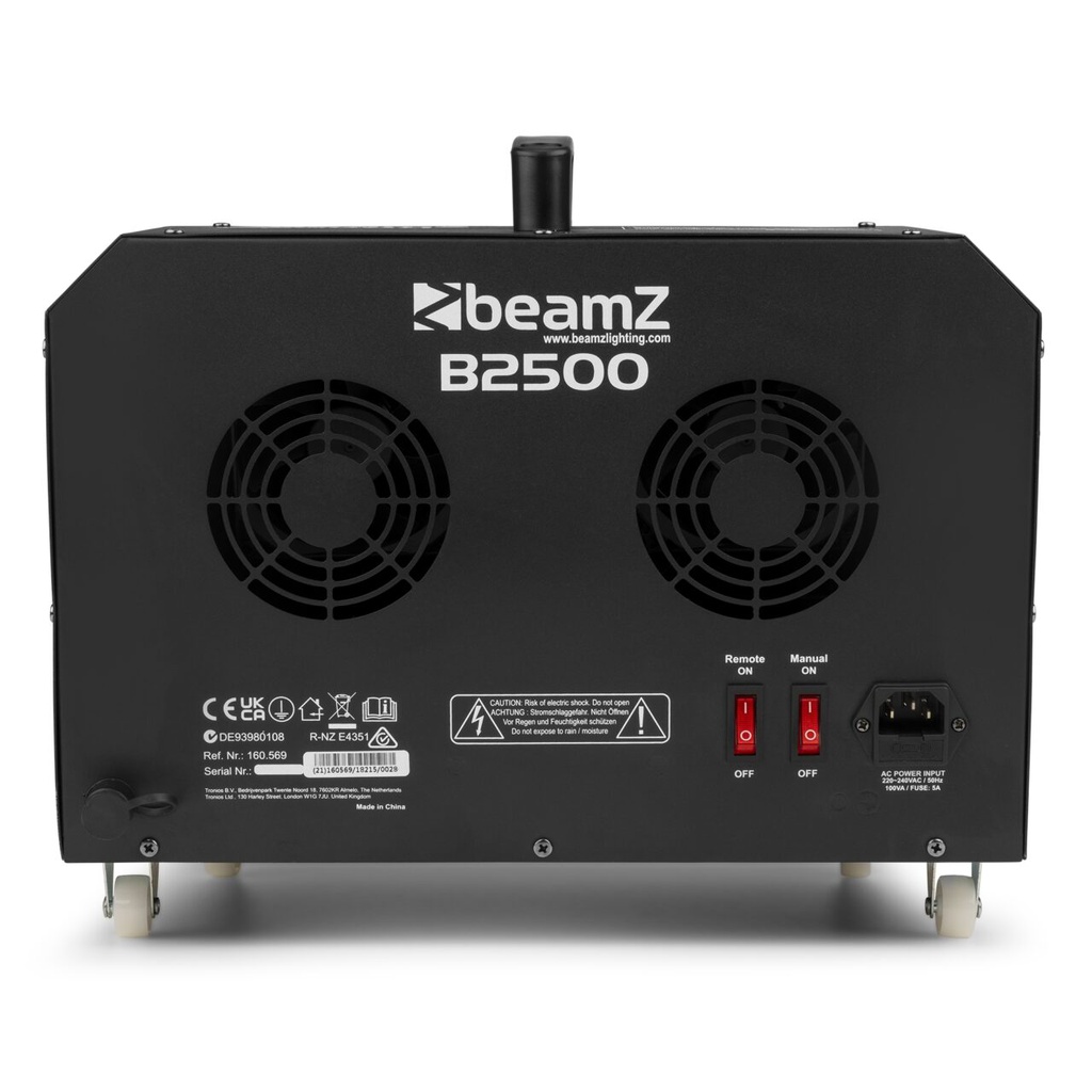 BeamZ B2500 Bubble Machine Double Large