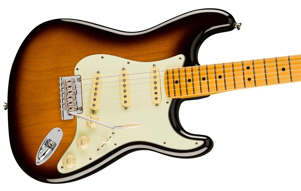 [A/002589] Fender AM Pro II Strat RW 3-Color Sunburst Image 