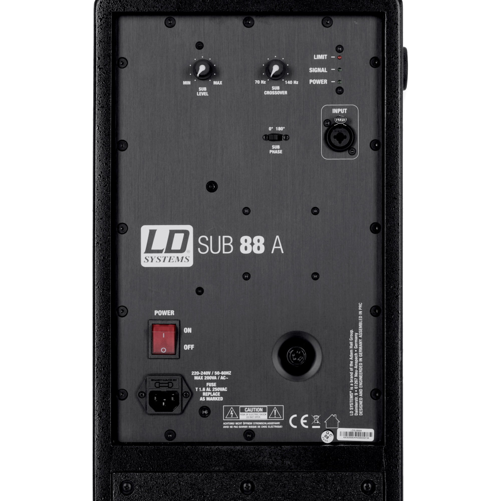 LD Systems SUB 88 A, Subwoofer Amplificado