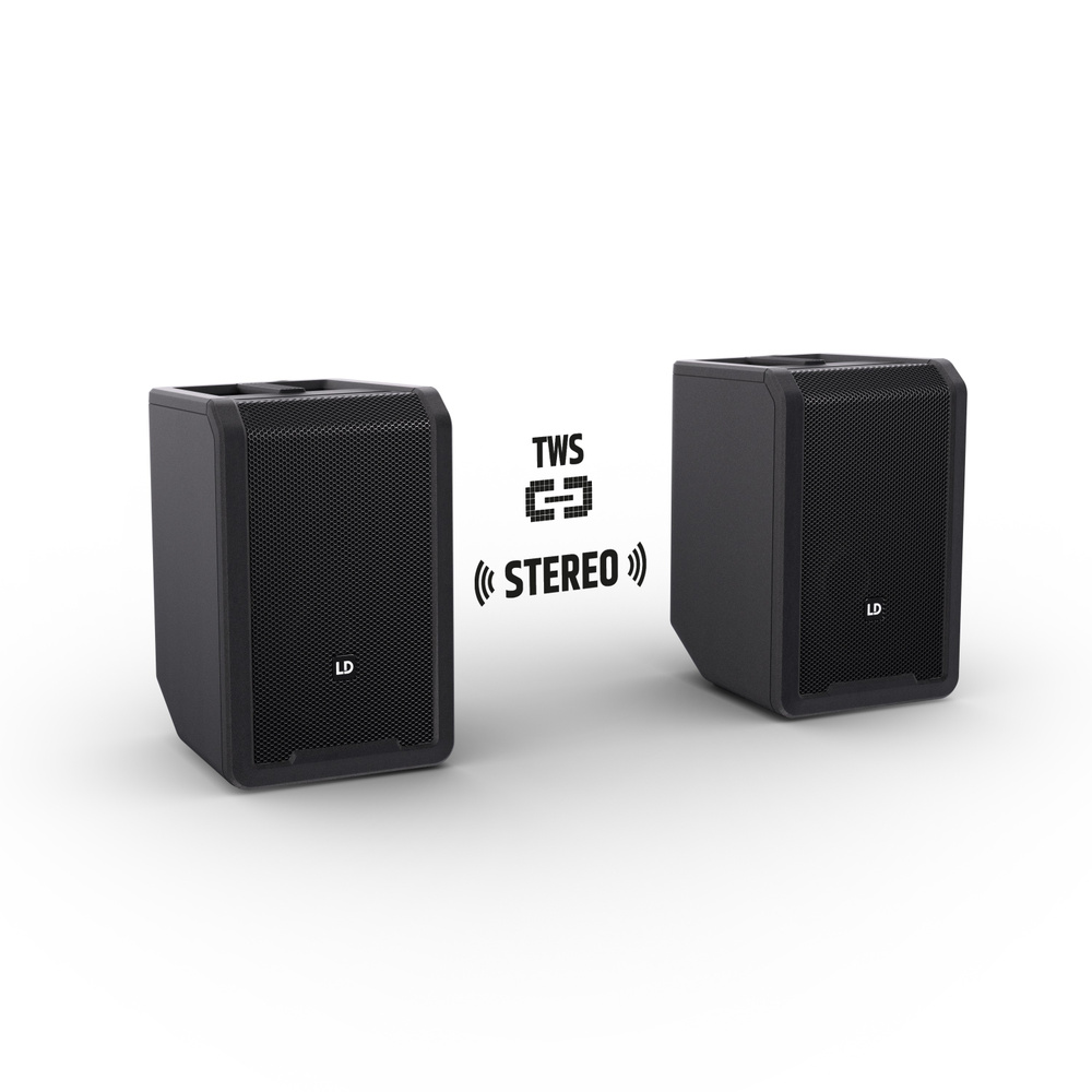 LD Systems ANNY 8 Stage Black, Coluna a bateria