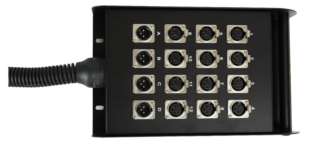 Soundking AH103 15, Stagebox com 15 metros, 12 entradas e 4 saídas