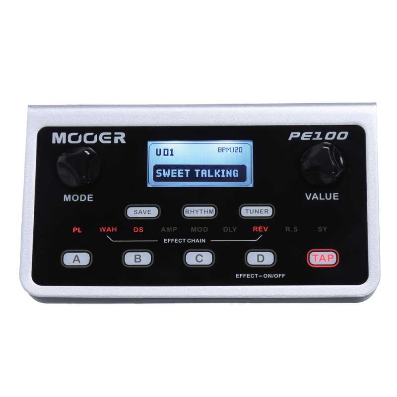 Mooer PE 100 Portable Guitar Effects