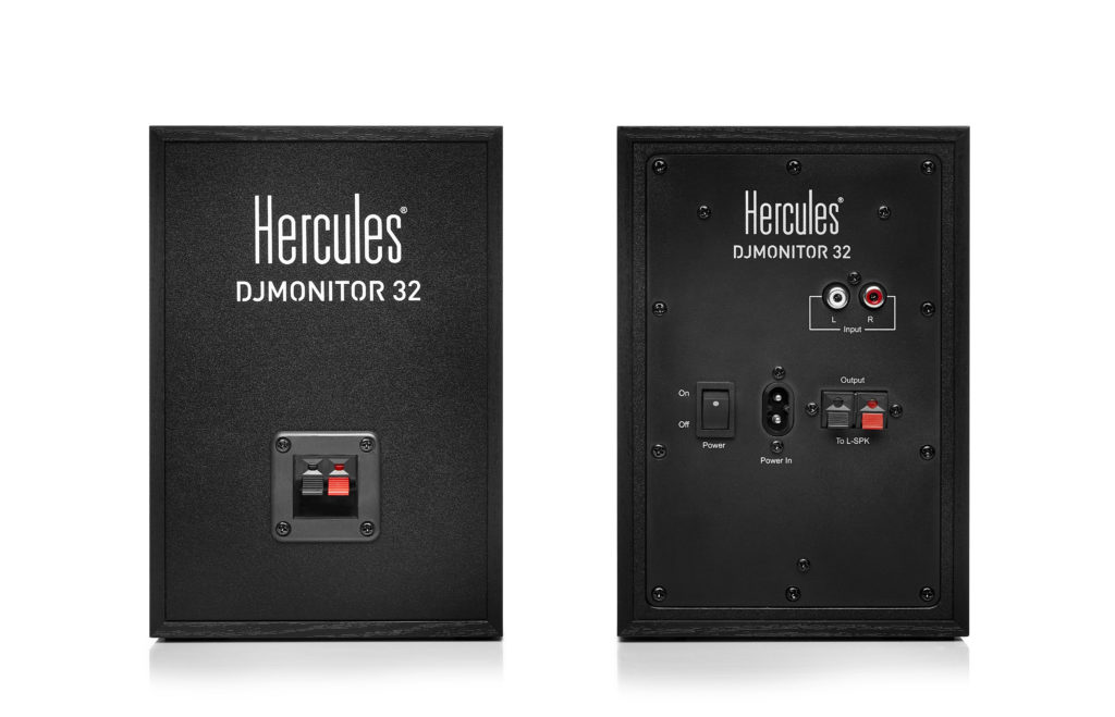 Hercules DJ Monitor 32 - painel traseiro