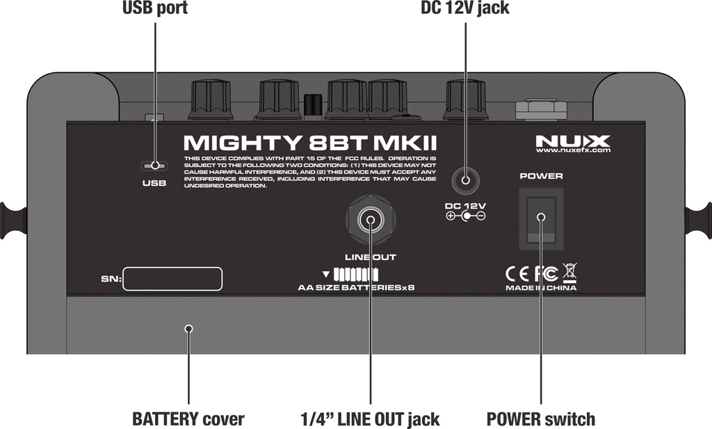 Nux Mighty 8BT MKII