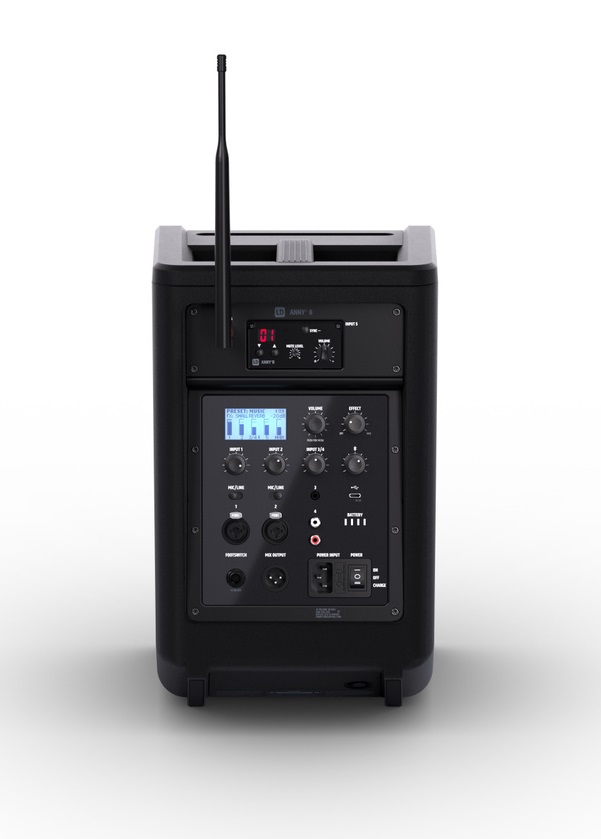 LD Systems ANNY 8 HHD B5, Coluna a bateria com microfone