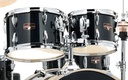 Tama Imperialstar IP62H6W, 6 peças com hardware e pratos Meinl HCS, Hairline Black