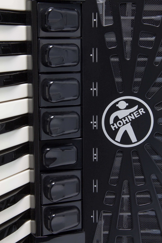 Hohner Bravo III 120 Black silent key