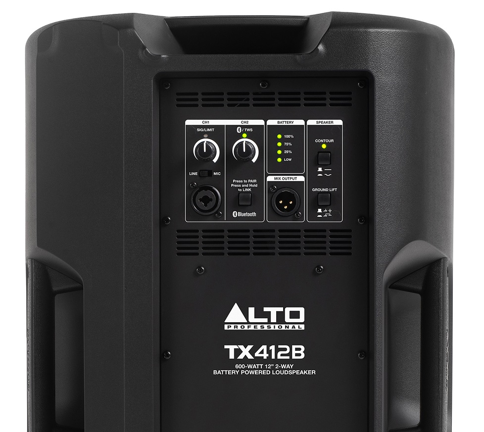 Alto TX412B, Coluna com bateria e bluetooth