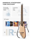 Donner Hush I Pro Acoustic-Electric Guitar Natural