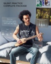 Donner Hush I Pro Acoustic-Electric Guitar Natural