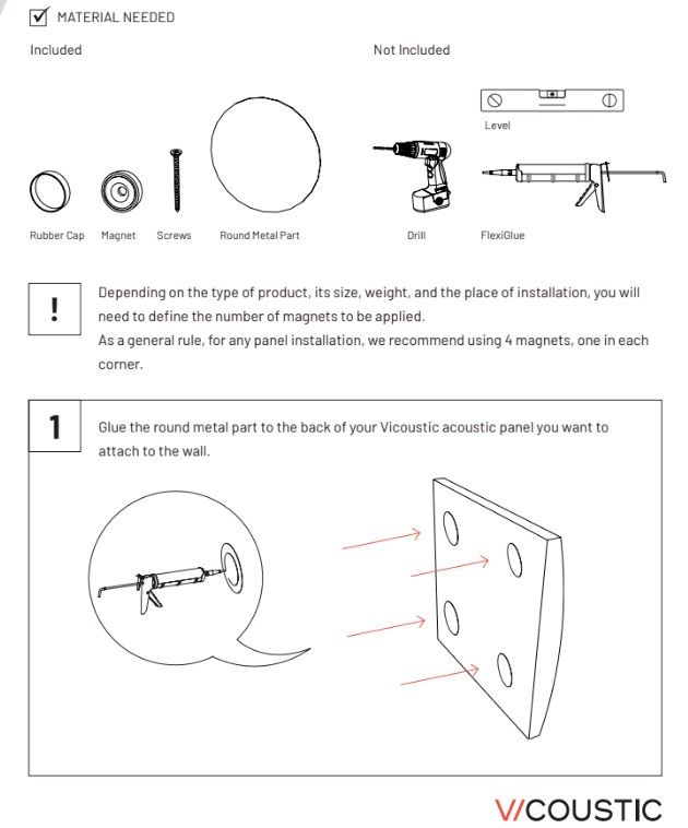 Vicoustic VicFix Magnetic