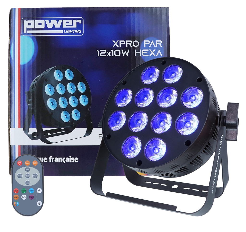 Power Lighting XPRO PAR 12x10W HEXA
