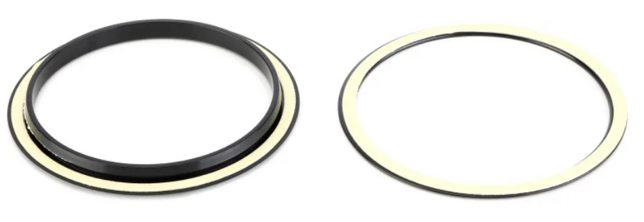 Bass Drum O's 5" Black round HBL5