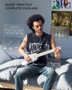 Donner Hush I Pro Acoustic-Electric Guitar White