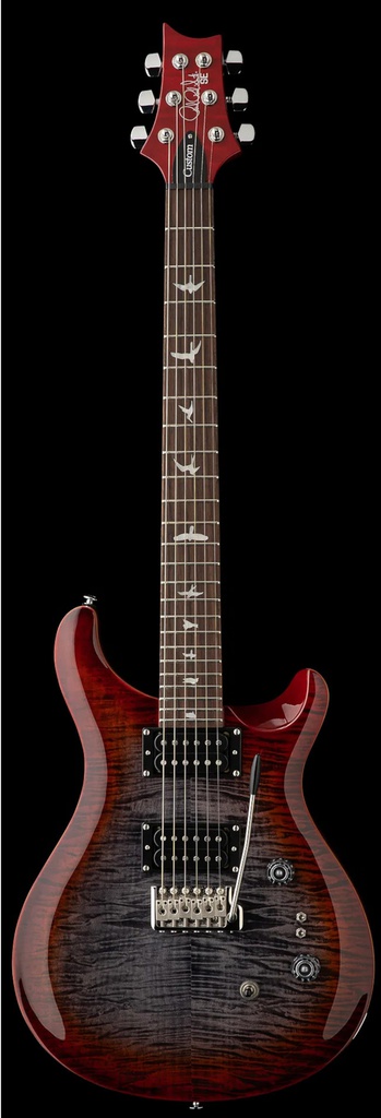 PRS SE Custom 24/08 Charcoal Cherry Burst