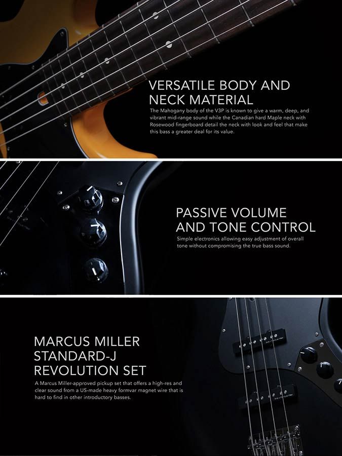 Sire Marcus Miller V3P-4 Tobacco Sunburst