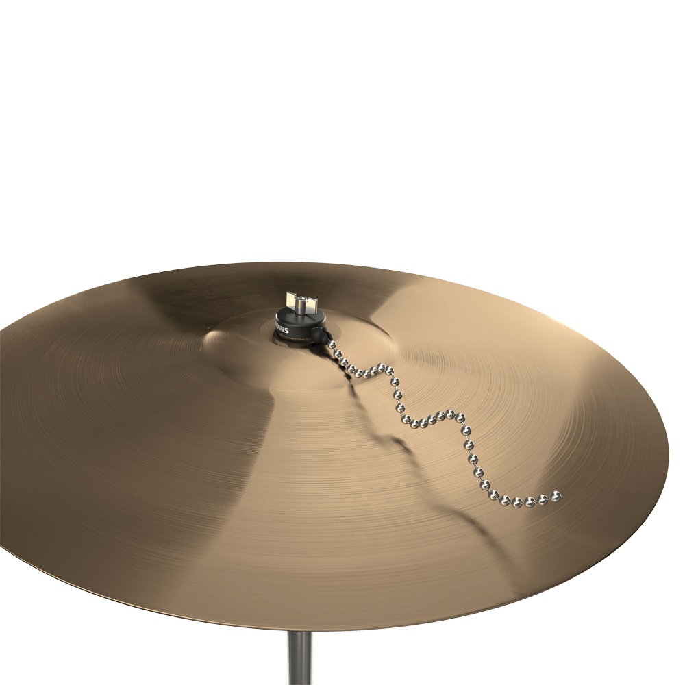 Evans EVCYMSZ1 Cymbal Sizzler, com 2 correntes