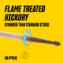 ProMark Rebound 5AB FireGrain Hickory Drumstick, Acorn Wood Tip