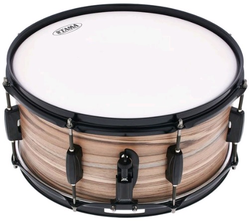 Tama Woodworks WP1465BK-NZW 14"x6.5" Natural Zebrawood Wrap