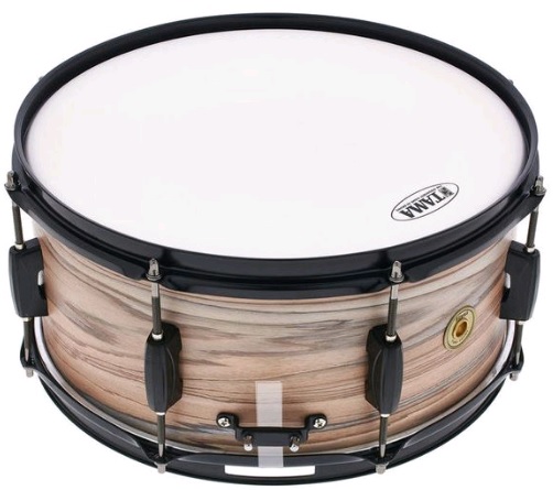 Tama Woodworks WP1465BK-NZW 14"x6.5" Natural Zebrawood Wrap