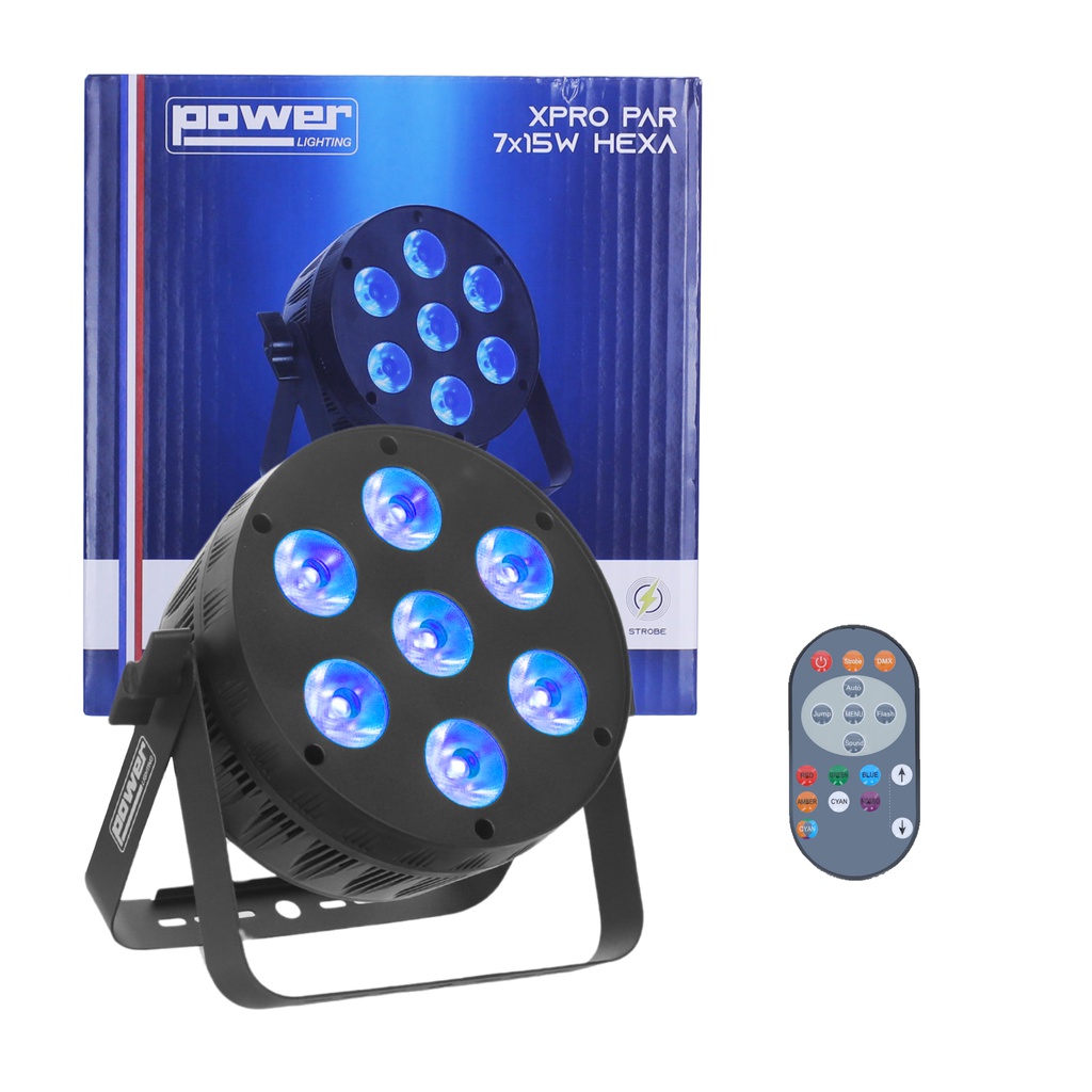 Power Lighting XPRO PAR 7x15W HEXA