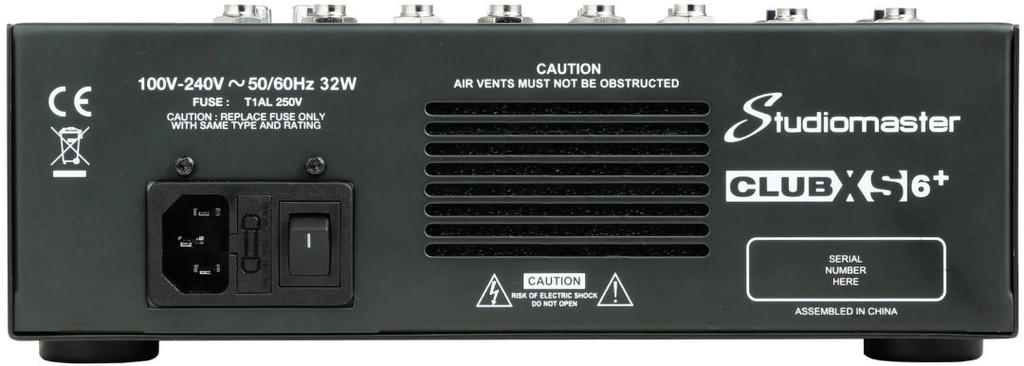 Studiomaster Club XS 6+