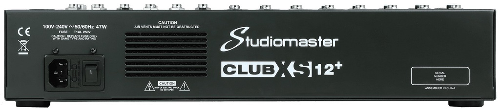 Studiomaster Club XS 12+